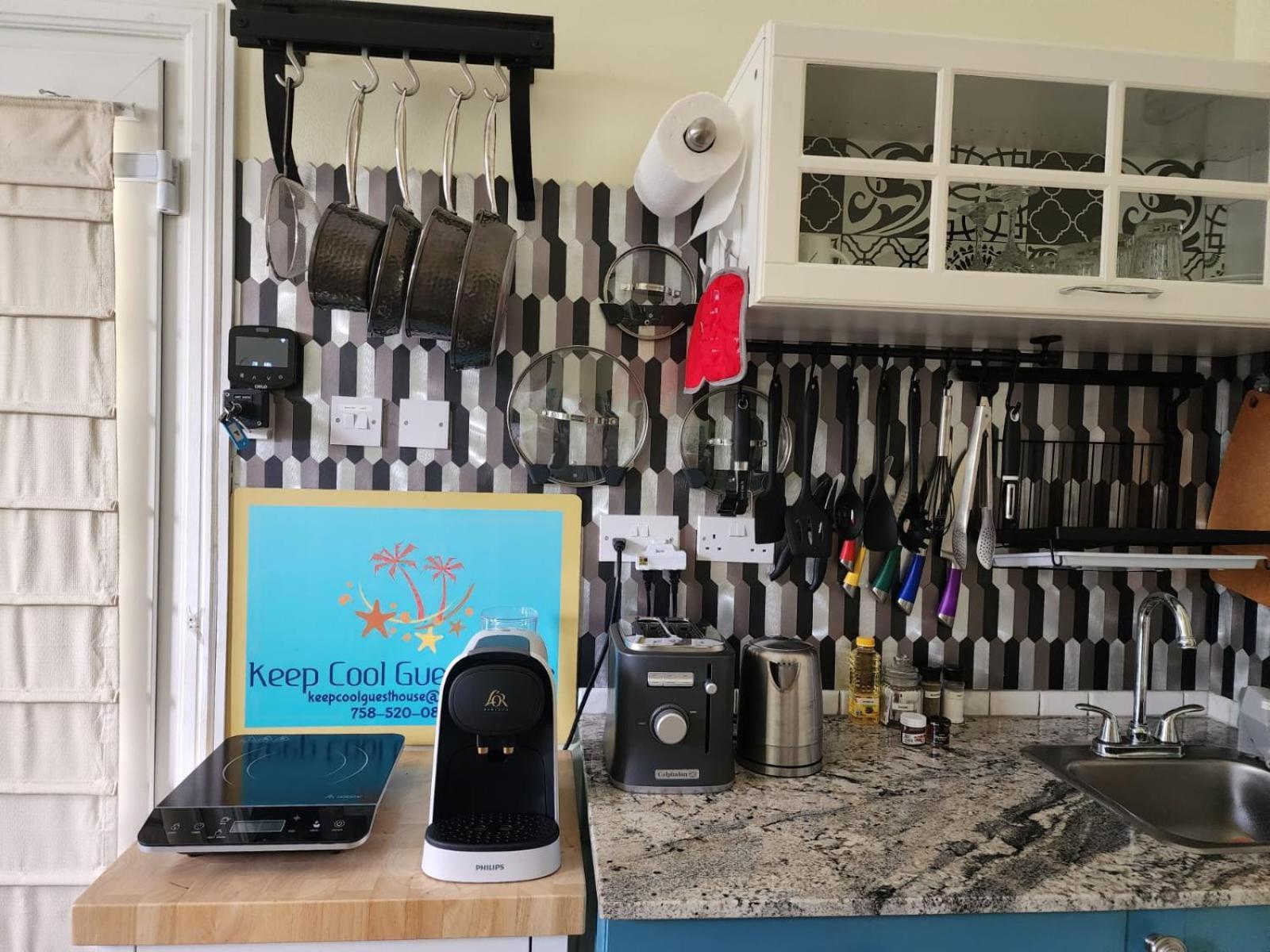 Keep Cool Guesthouse Gros Islet Zewnętrze zdjęcie